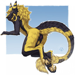 4_toes anthro anus arm_support backsack balls bedroom_eyes black_body black_f...
