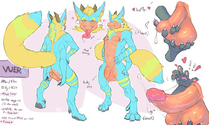 4_toes anthro backsack ball_fondling balls becoming_erect big_balls big_feet ...