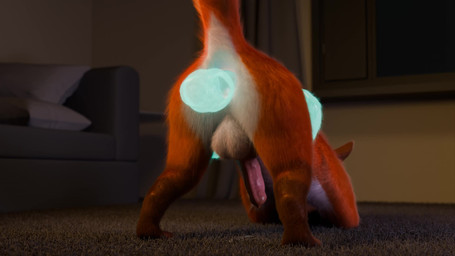 anal anal_penetration animal_genitalia animal_penis backsack balls big_balls ...
