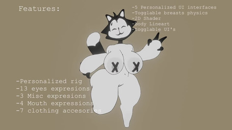 angry anthro big_breasts big_butt bow_tie breasts butt cat_tail clothing cros...