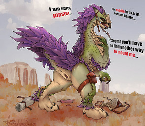 anus butt claws dialogue female female_feral feral finger_claws fur genitals ...