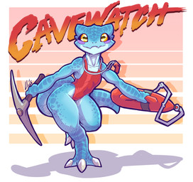 anthro black_eyes blue_body blue_scales clothing fangs female flat_chested ho...