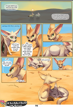 angry big_ears brown_nose desert dialogue duo female feral green_eyes pregnan...