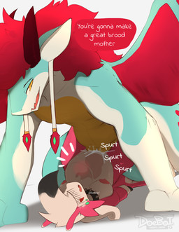 animal_genitalia animal_penis anthro anthro_on_feral anthro_penetrated bestia...