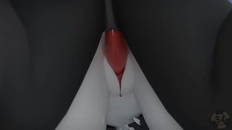 animal_genitalia anthro anthro_penetrated bouncing breasts butt close-up duo ...