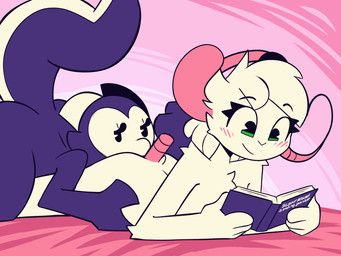 affectionate anal anal_penetration anthro anthro_on_anthro big_butt big_tail ...