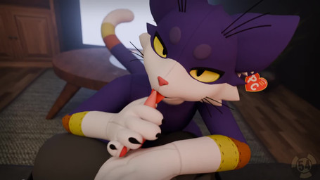 anthro duo erection first_person_view fur genitals grey_body grey_fur handjob...