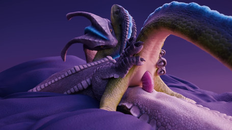animal_genitalia bite claws cloaca cloacal cloacal_penetration cloacal_penis ...