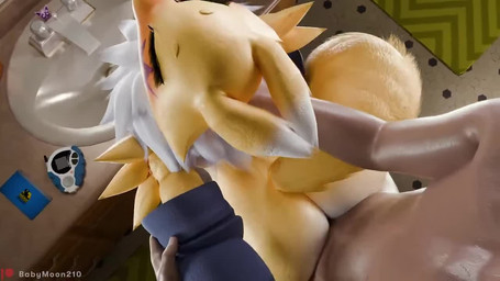 5_fingers anthro anthro_on_top anthro_penetrated anus arm_grab arm_pull balls...