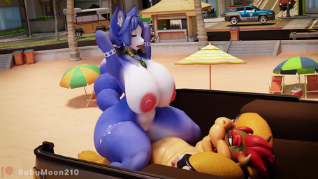 2_horns 4_toes 5_fingers ahegao anthro anthro_on_anthro anthro_on_bottom anth...