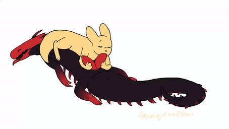 2_penises ambiguous_gender animal_genitalia animal_penis anus duo fellatio fe...
