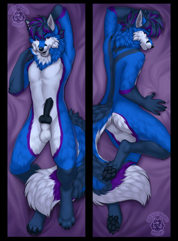 animal_genitalia animal_penis anthro balls canine_genitalia canine_penis daki...