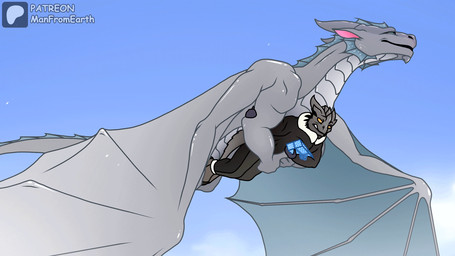 4_fingers anthro belly black_body black_lips black_skin blue_eyes butt carryi...