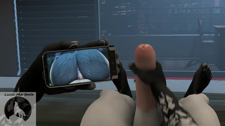 abs anthro anthro_penetrated anus balls bed being_watched big_penis bodily_fl...