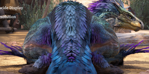 ambiguous_gender beak blue_body blue_feathers butt claws crouching detailed_b...