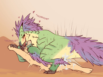 bestiality bodily_fluids claws cum dominant duo feathers female female_feral ...