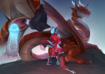 anal anal_penetration anthro anthro_on_feral anthro_penetrating anthro_penetr...