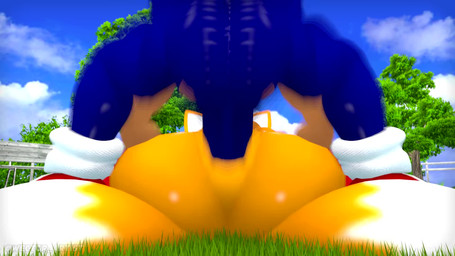 2_tails anal anal_penetration anthro anthro_on_anthro anthro_penetrated anthr...
