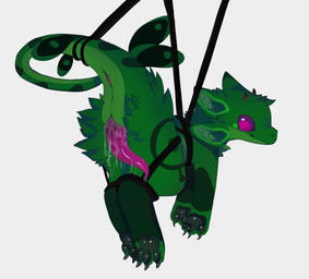 animal_genitalia anthro anus bdsm bodily_fluids bondage bound cum genital_flu...