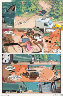 anthro car casual_erection casual_nudity clothed clothed/nude clothing cmnm d...