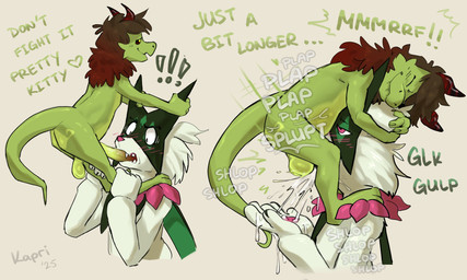 ambiguous_gender ambiguous_penetrated anthro backsack balls blush bodily_flui...