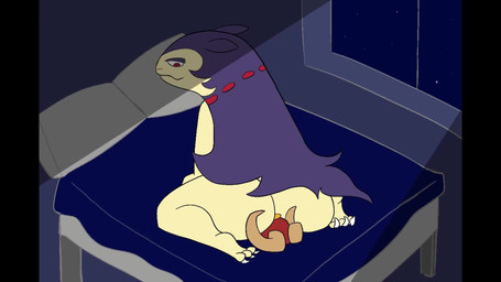anal anthro anthro_on_feral anthro_penetrated backsack balls bed bedroom_sex ...