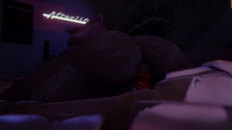 anthro anus big_butt butt clothing dildo dildo_in_vagina dildo_insertion dild...