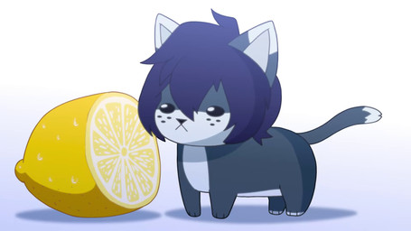 :< beady_eyes blue_body blue_fur daww feral feralized food freckled_face frec...