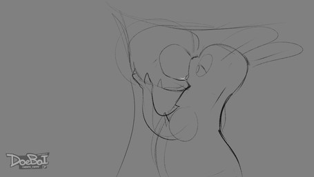 ambiguous_fluids ambiguous_gender animal_genitalia animal_penis anthro bodily...