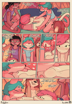 5_fingers anthro autofellatio ball_kiss ball_suck balls being_watched biped b...