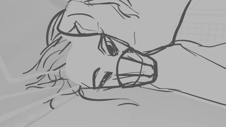 abdominal_bulge animal_genitalia animal_penis anthro anthro_on_feral anthro_p...