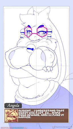 all_fours anthro anthro_penetrated anus areola areola_slip arm_under_breasts ...