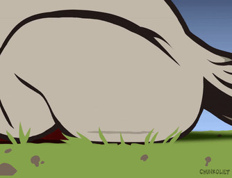 ambiguous_fluids anal anal_fluids anthro anthro_on_feral anus asphyxiation ba...