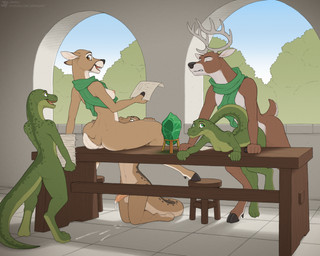 4_toes 5_fingers anthro anthro_on_anthro anthro_penetrated anthro_penetrating...