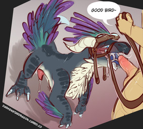 alternate_species aviator_goggles balls bestiality blue_eyes bodily_fluids br...