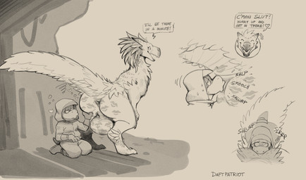 ambiguous_gender anal anthro anthro_on_feral anthro_rimming_feral anus backsa...