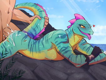 anal anal_penetration anthro anthro_penetrated athletic athletic_male blush b...