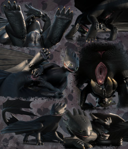 anus bedroom_eyes black_body black_scales bodily_fluids butt claws clenched_t...