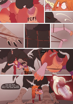 ambiguous_fluids anthro anus balls barb_hooking belly belly_inflation belly_r...
