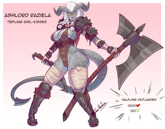 armor biped breasts clothed clothed_female clothed_humanoid clothing female f...