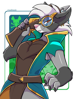 anthro biped claws clothed clothed_anthro clothed_female clothing crossgender...