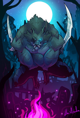 anthro biped claws feet fingers front_view fur looking_at_viewer male melee_w...
