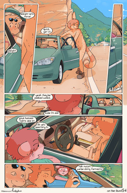 anthro balls biped blush blush_lines car casual_erection casual_nudity circum...