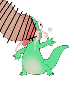 bestiality bodily_fluids censored_genitalia censored_penis cum cum_in_mouth c...