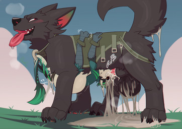 ambiguous_anthro ambiguous_gender animal_genitalia animal_penis anthro anthro...