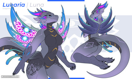angelic anthro breasts eyespots featureless_breasts featureless_crotch feet f...