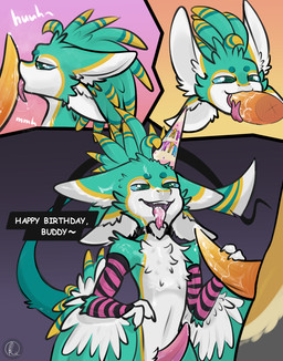 3_fingers 4_ears animal_genitalia anthro anthro_on_anthro anthro_penetrated a...