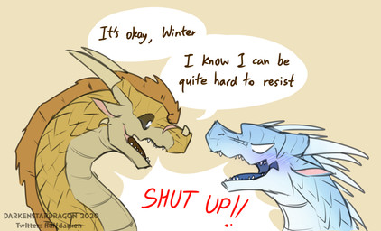 ambiguous_gender angry black_sclera blue_body blue_scales blush brown_body br...