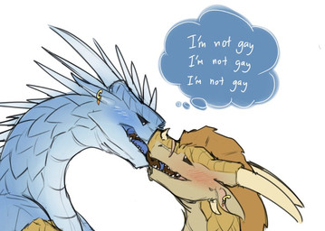 ambiguous_gender black_sclera black_tongue blue_body blue_scales blue_tongue ...