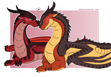 blush brown_body brown_scales claws duo eyes_closed facial_scar feral finger_...